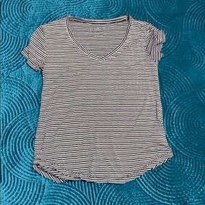 Black and white striped shirt